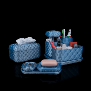 Bain de Luxe Kit – Set Complet de Organizatoare Elegante pentru Baie
