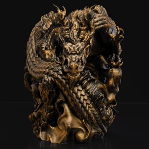 Suport de Vin Dragon Chinezesc – Piesă de Artă Spectaculoasă pentru Vinuri și Decor - Chinese Dragon Wine Holder