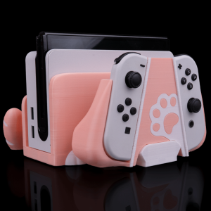 Kitty Pawstand Set – Kit Complet Adorabil pentru Nintendo Switch & OLED (3 piese)