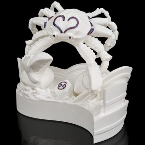 My Valentine is a Cancer / Rac – Figurina decorativă personalizată