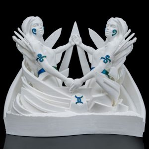 My Valentine is a Gemini – Figurina decorativă personalizată