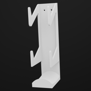 Suport Dual pentru Controlere & Căști – Organizator 3D Montabil pe Perete